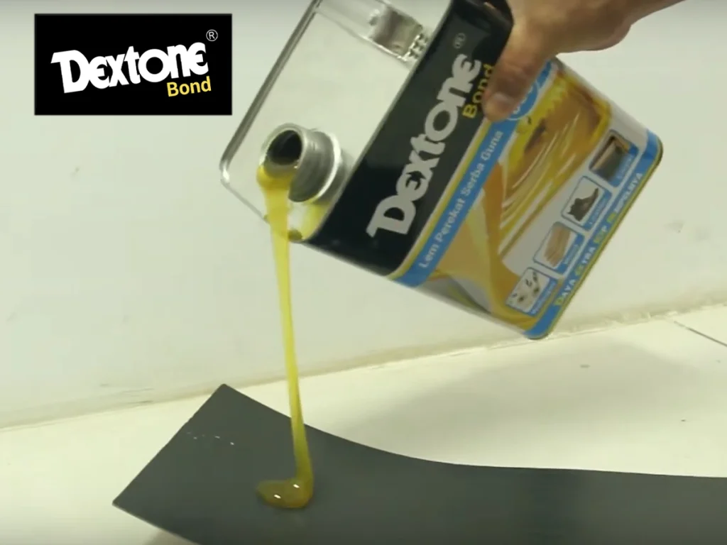 Merekatkan VINYL Dengan Lem Kuning